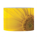 Yellow Daisy Flower Print Drum Lamp Shade