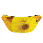 Yellow Daisy Flower Print Fanny Pack