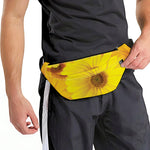 Yellow Daisy Flower Print Fanny Pack