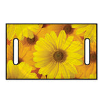 Yellow Daisy Flower Print Golf Cart Seat Cover