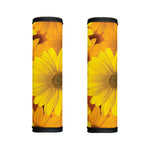 Yellow Daisy Flower Print Handle Covers