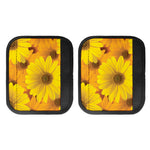 Yellow Daisy Flower Print Handle Covers