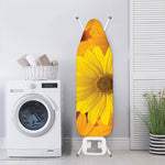Yellow Daisy Flower Print Ironing Board Cover