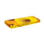 Yellow Daisy Flower Print Piano Keyboard Cover