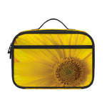 Yellow Daisy Flower Print Portable Lunch Bag
