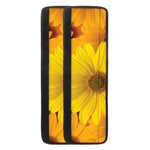 Yellow Daisy Flower Print Refrigerator Handle Covers