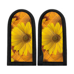Yellow Daisy Flower Print Skillet Handle Cover