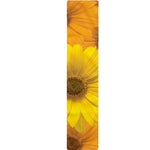 Yellow Daisy Flower Print Table Runner