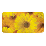 Yellow Daisy Flower Print Towel