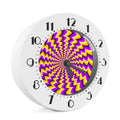 Yellow Dizzy Moving Optical Illusion Alarm Clock