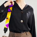Yellow Dizzy Moving Optical Illusion Bag Strap