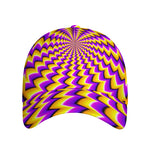 Yellow Dizzy Moving Optical Illusion Baseball Cap