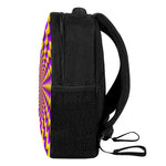 Yellow Dizzy Moving Optical Illusion Casual Backpack