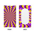 Yellow Dizzy Moving Optical Illusion Changing Pad Cover