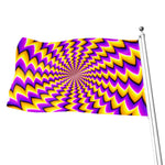 Yellow Dizzy Moving Optical Illusion Flag