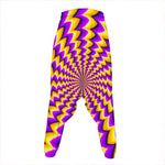 Yellow Dizzy Moving Optical Illusion Hammer Pants