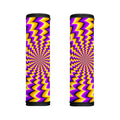 Yellow Dizzy Moving Optical Illusion Handle Covers