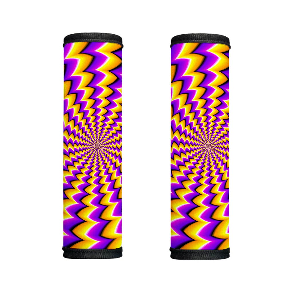 Yellow Dizzy Moving Optical Illusion Handle Covers