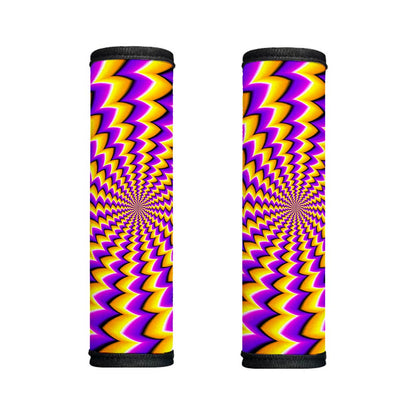 Yellow Dizzy Moving Optical Illusion Handle Covers