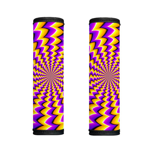 Yellow Dizzy Moving Optical Illusion Handle Covers