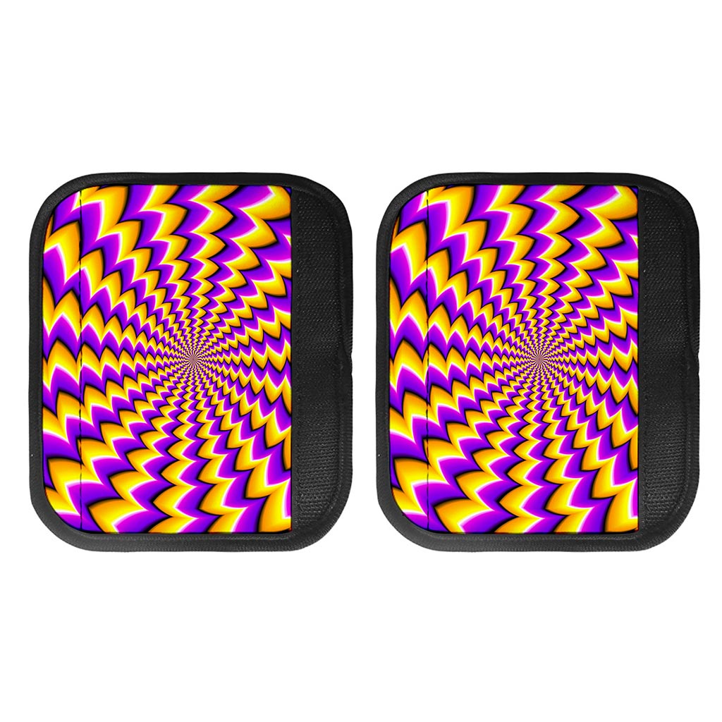 Yellow Dizzy Moving Optical Illusion Handle Covers