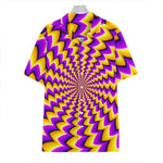 Yellow Dizzy Moving Optical Illusion Hawaiian Shirt