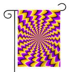Yellow Dizzy Moving Optical Illusion House Flag