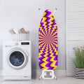 Yellow Dizzy Moving Optical Illusion Ironing Board Cover