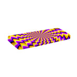 Yellow Dizzy Moving Optical Illusion Piano Keyboard Cover