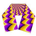 Yellow Dizzy Moving Optical Illusion Scarf