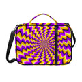 Yellow Dizzy Moving Optical Illusion Shoulder Strap Bible Bag