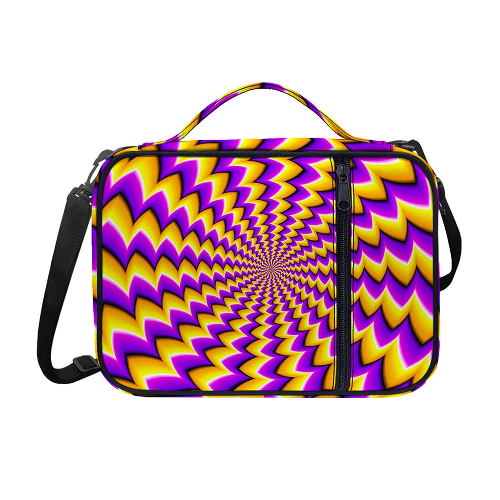 Yellow Dizzy Moving Optical Illusion Shoulder Strap Bible Bag