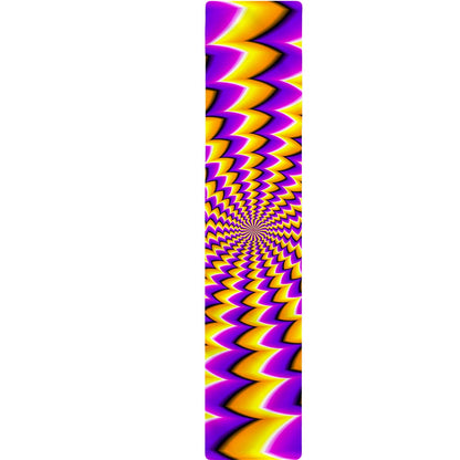 Yellow Dizzy Moving Optical Illusion Table Runner