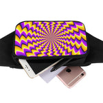 Yellow Dizzy Moving Optical Illusion Waist Bag
