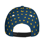 Yellow Duck Pattern Print Baseball Cap