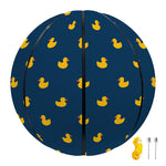 Yellow Duck Pattern Print Basketball
