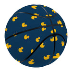 Yellow Duck Pattern Print Basketball