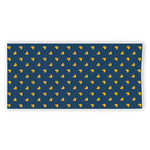 Yellow Duck Pattern Print Beach Towel