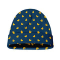 Yellow Duck Pattern Print Beanie