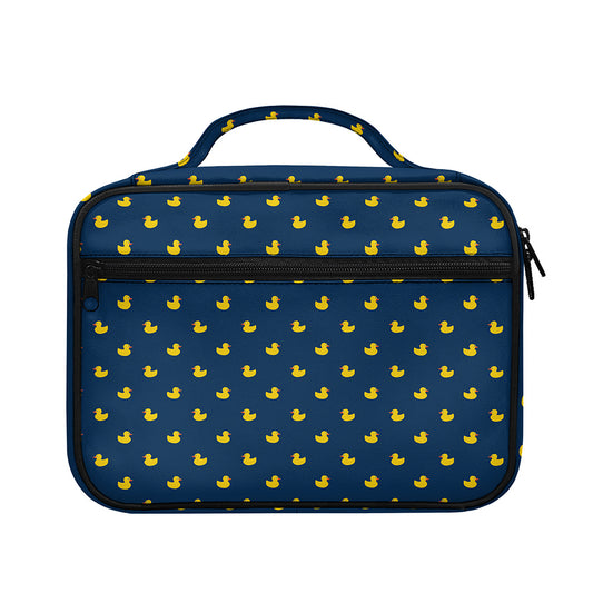 Yellow Duck Pattern Print Briefcase Bible Bag