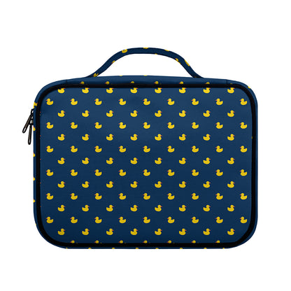 Yellow Duck Pattern Print Briefcase Bible Bag