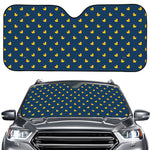 Yellow Duck Pattern Print Car Windshield Sun Shade