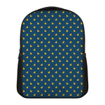 Yellow Duck Pattern Print Casual Backpack