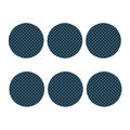 Yellow Duck Pattern Print Coaster Set