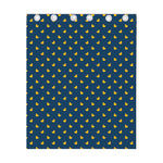Yellow Duck Pattern Print Curtain