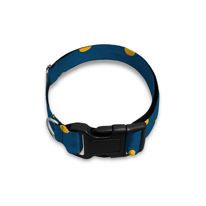 Yellow Duck Pattern Print Dog Collar