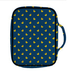 Yellow Duck Pattern Print Front Pocket Bible Bag