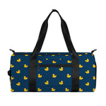 Yellow Duck Pattern Print Gym Bag