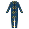 Yellow Duck Pattern Print Jumpsuit