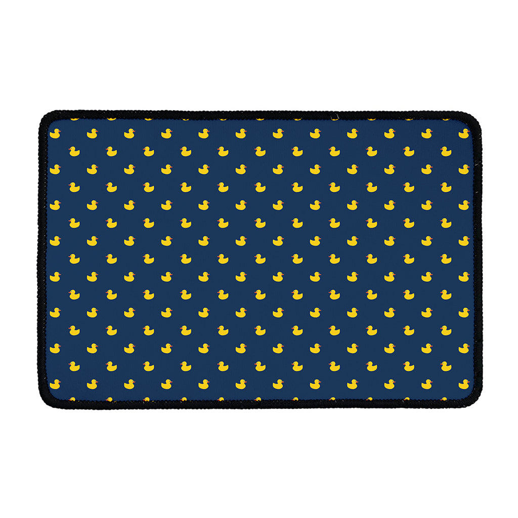 Yellow Duck Pattern Print Kitchen Mat